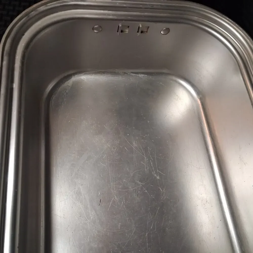 Vintage Wear Ever Aluminum Roaster Pan 825 And Vented Cover 818 Set